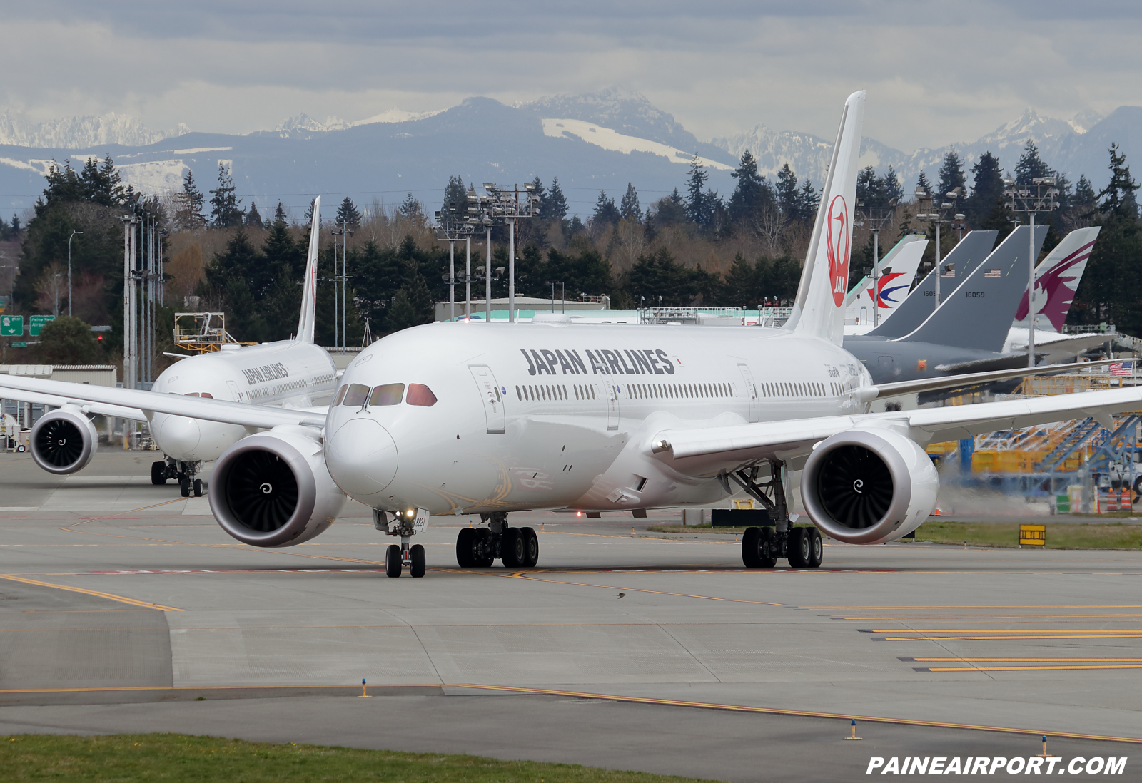 Japan Airlines 787-9 JA882J at KPAE Paine Field