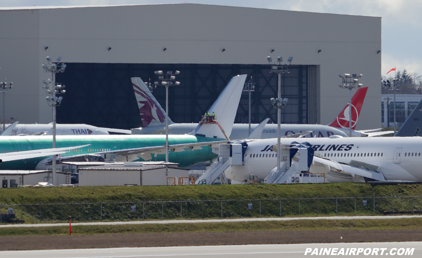 Turkish Airlines 787-9 TC-LLP at KPAE Paine Field