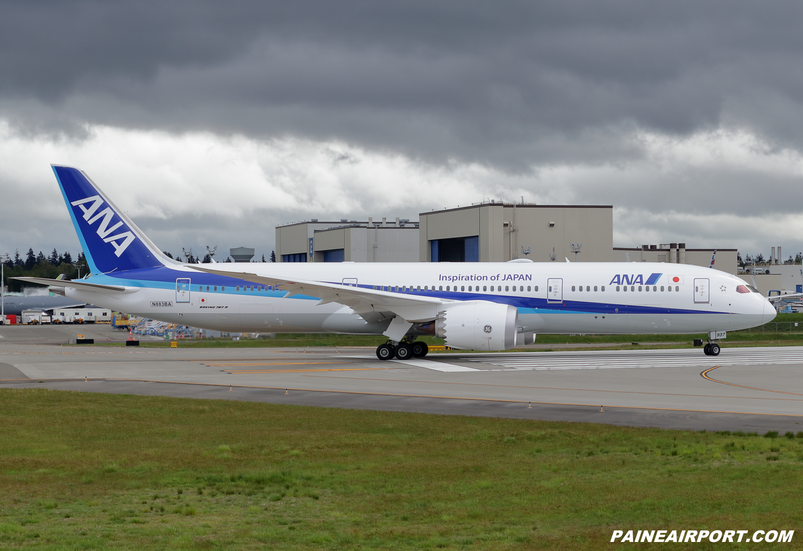 ANA 787-9 JA937A at KPAE Paine Field