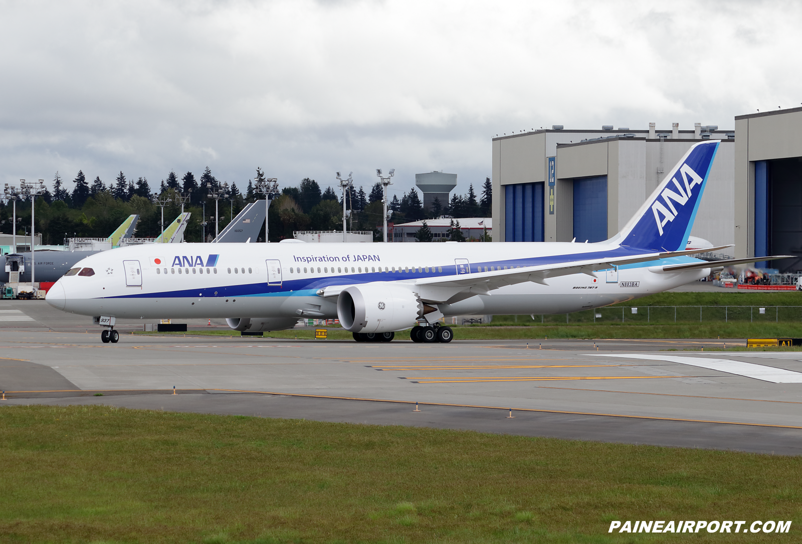 ANA 787-9 JA937A at KPAE Paine Field