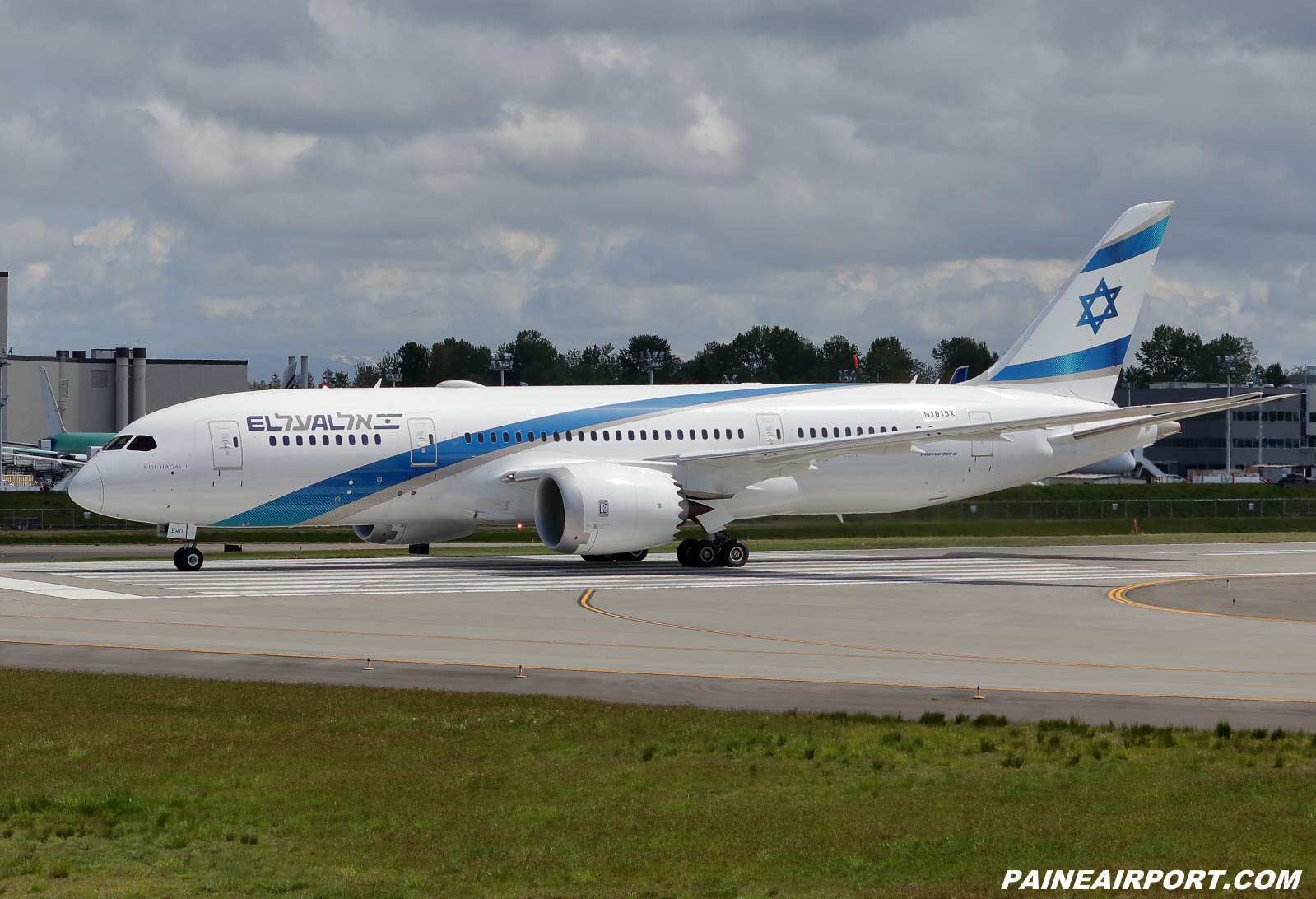 El Al Airlines 787-8 4X-ERD at KPAE Paine Field