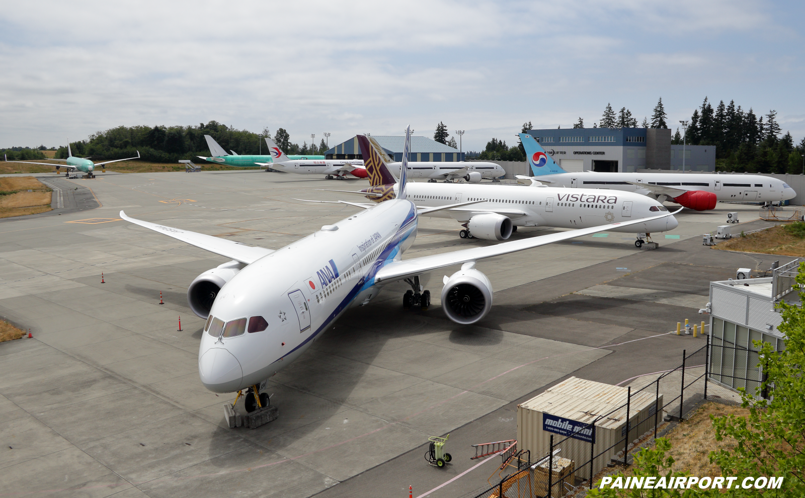 ANA 787-9 JA934A at KPAE Paine Field