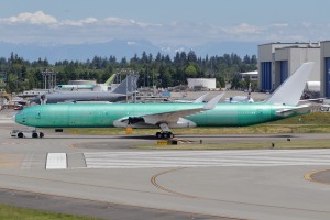 Qatar Airways 777-9 at KPAE Paine Field