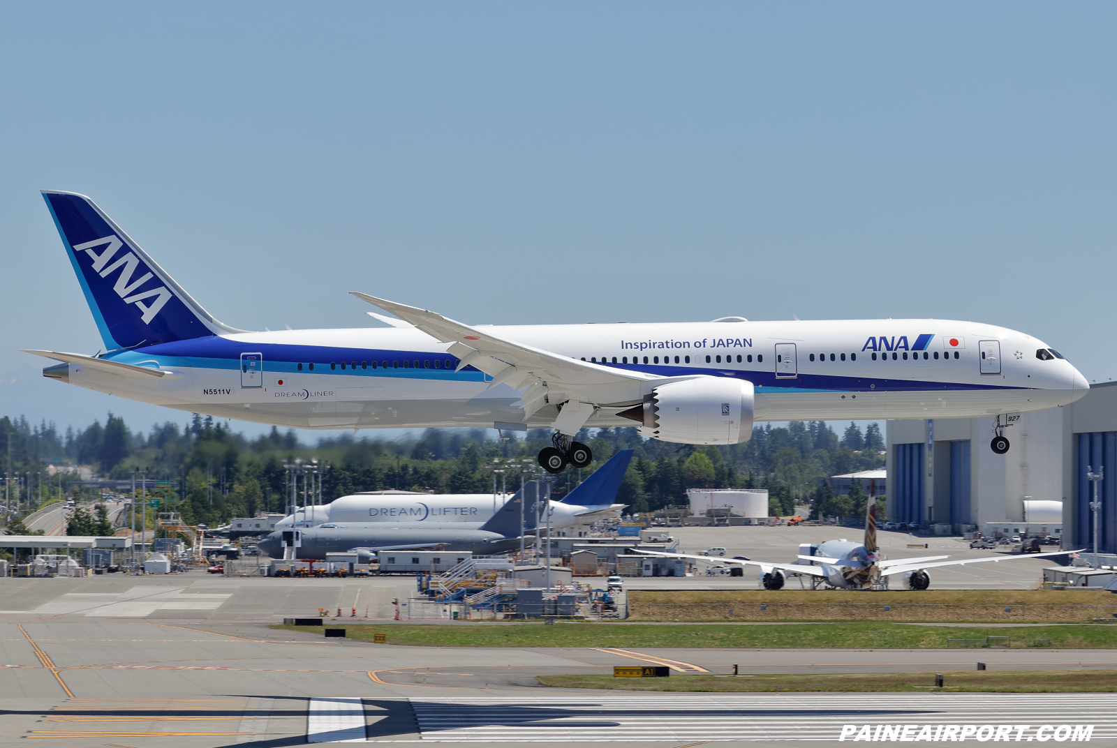 ANA 787-9 JA927A at KPAE Paine Field