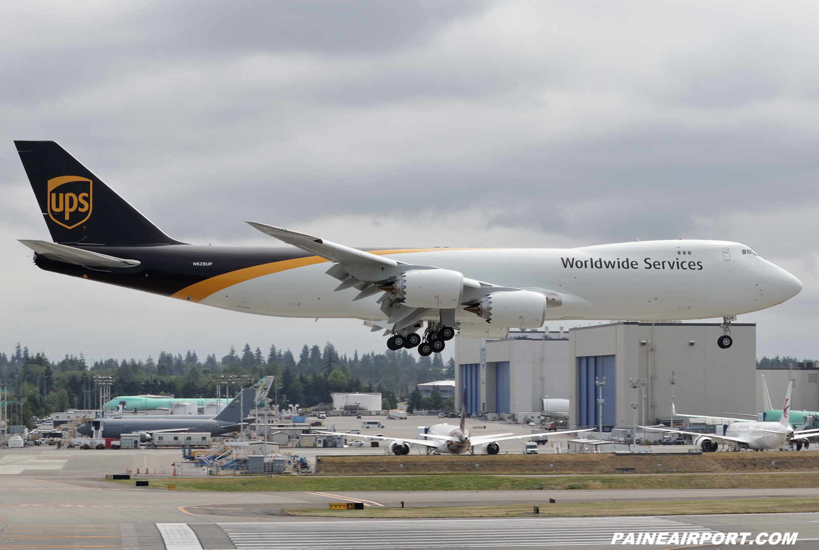 UPS 747-8F N628UP at KPAE Paine Field