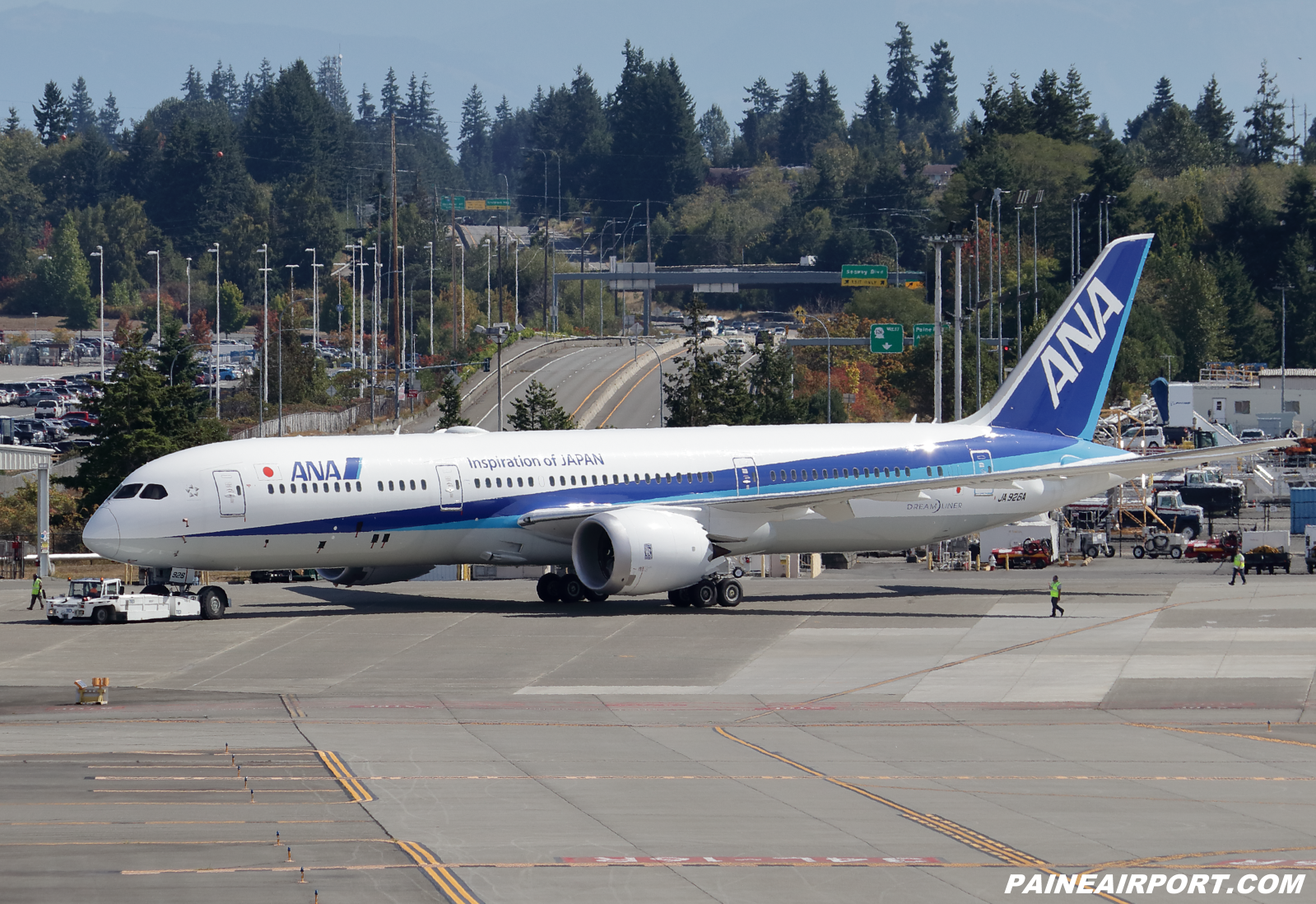 ANA 787-9 JA926A at KPAE Paine Field