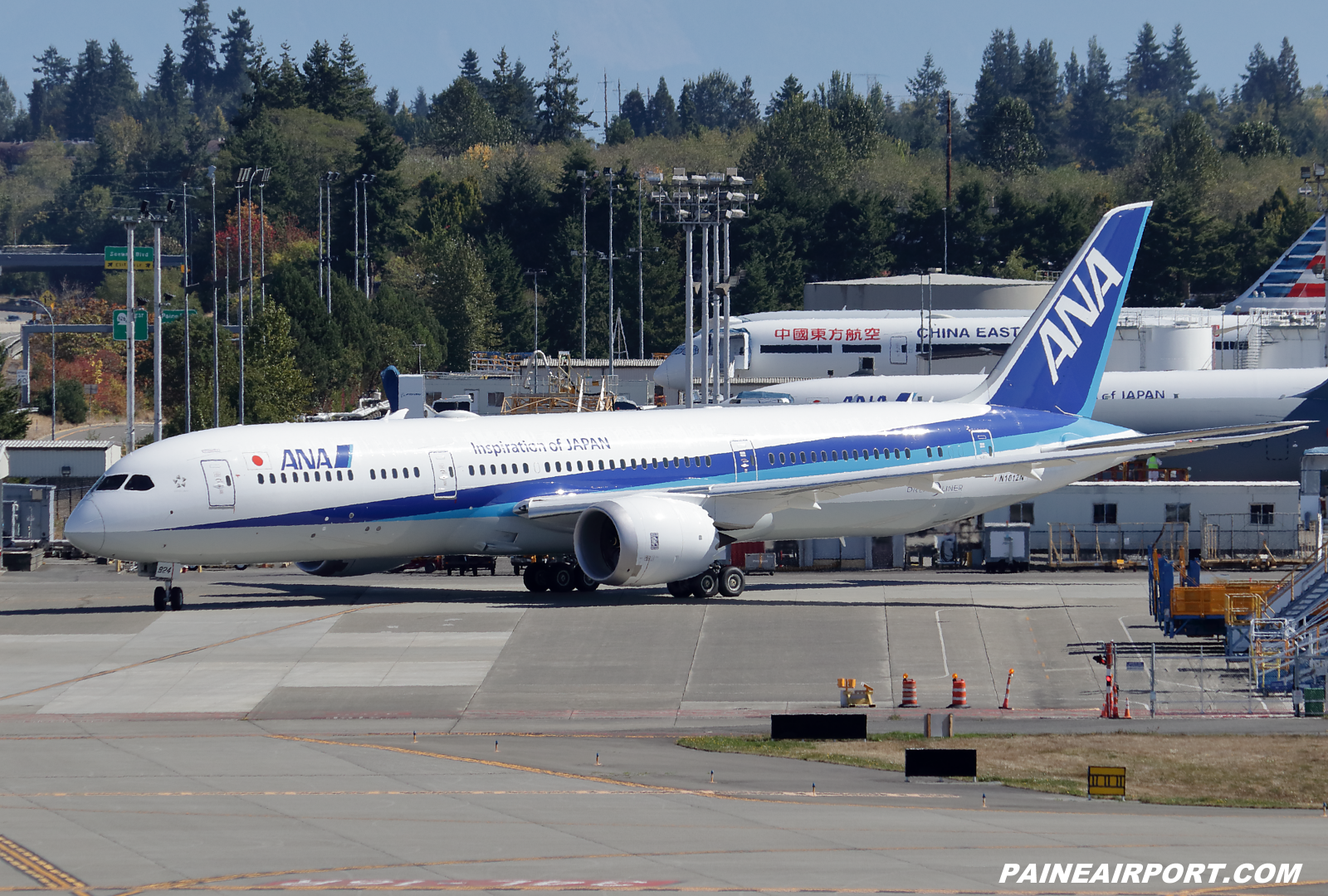 ANA 787-9 JA924A at KPAE Paine Field