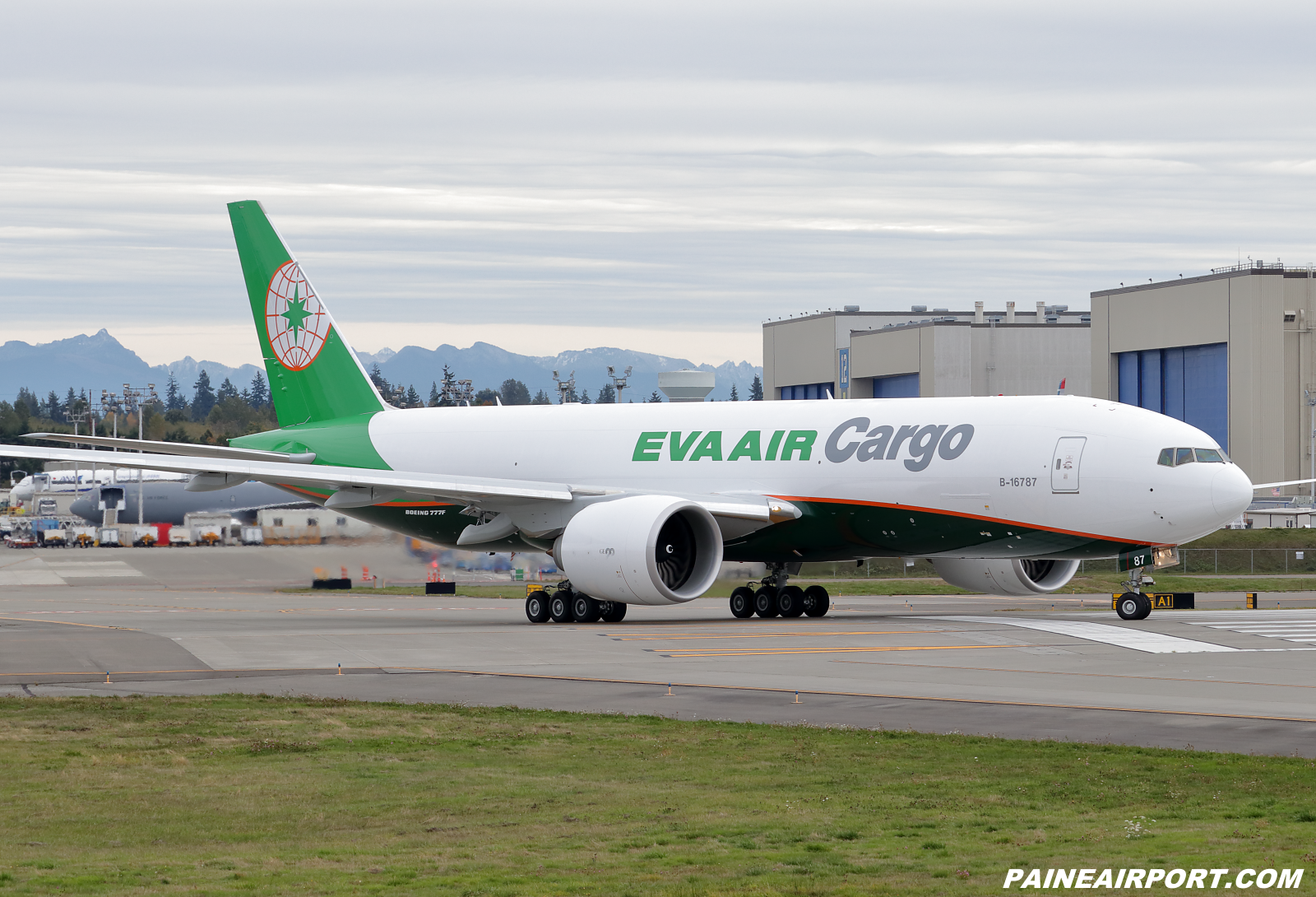 EVA Air Cargo 777F B-16787 at KPAE Paine Field