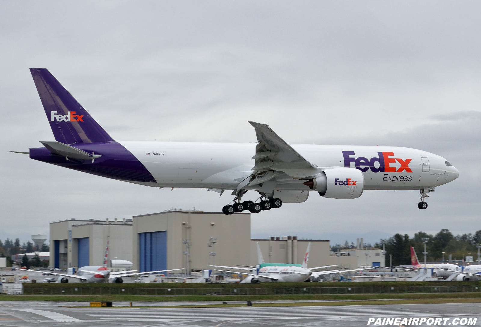 FedEx 777F N848FD at KPAE Paine Field