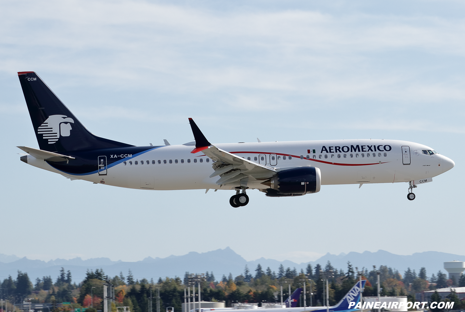 AeroMexico 737 XA-CCM at KPAE Paine Field